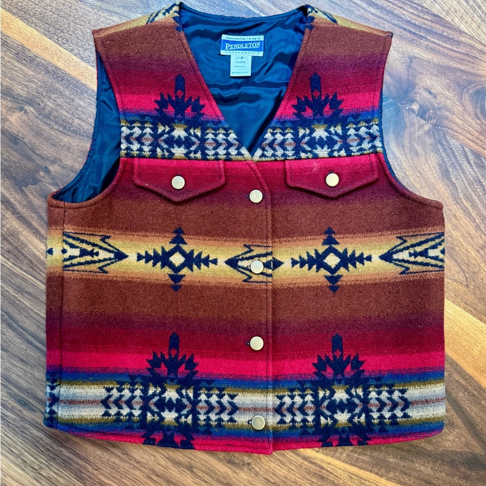 Pendleton Multicolor Wool Vest